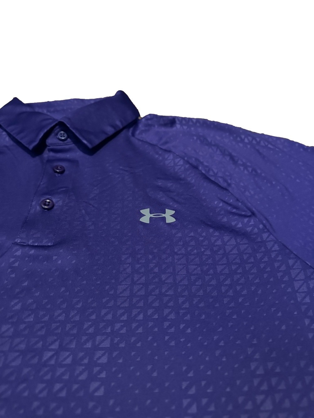 Under Armour Men's Polo Shirt Royal Purple XL - Picture 3 of 6